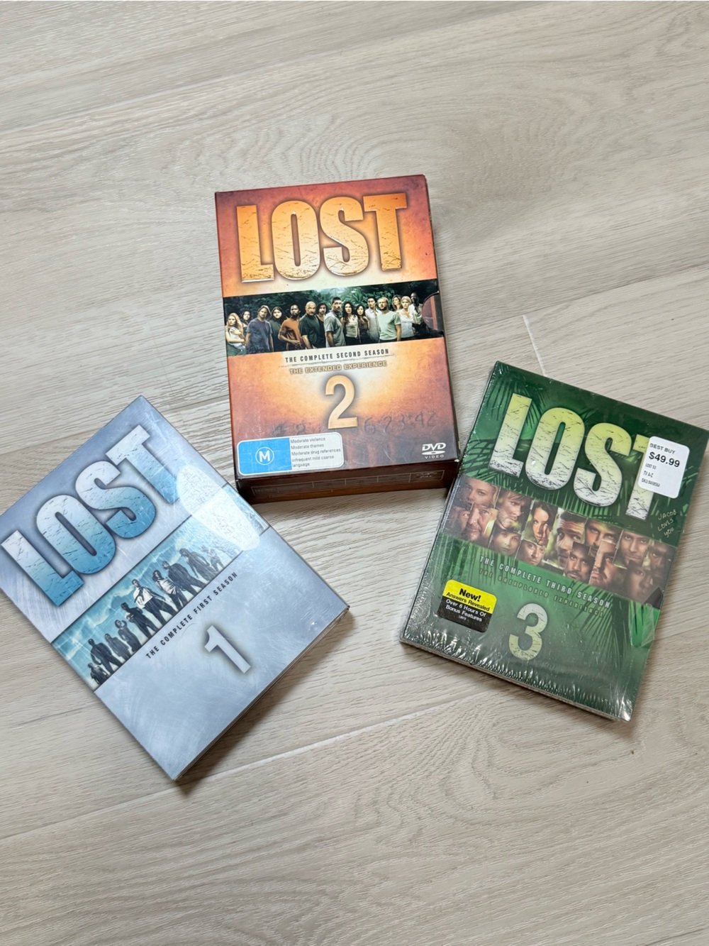 LOST: The Complete First, Second and Third Seasons DVD Box Sets